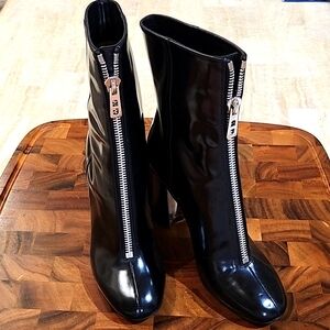 Hermes Metal Insert Black Boots EU 38 NWOT